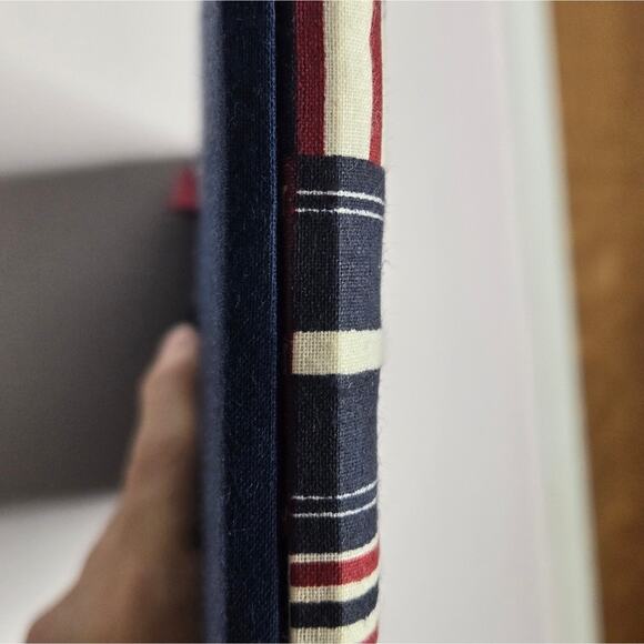 NWOT Mini French Memory Board Americana Red White Navy Blue Stars & Stripes - Picture 3 of 6